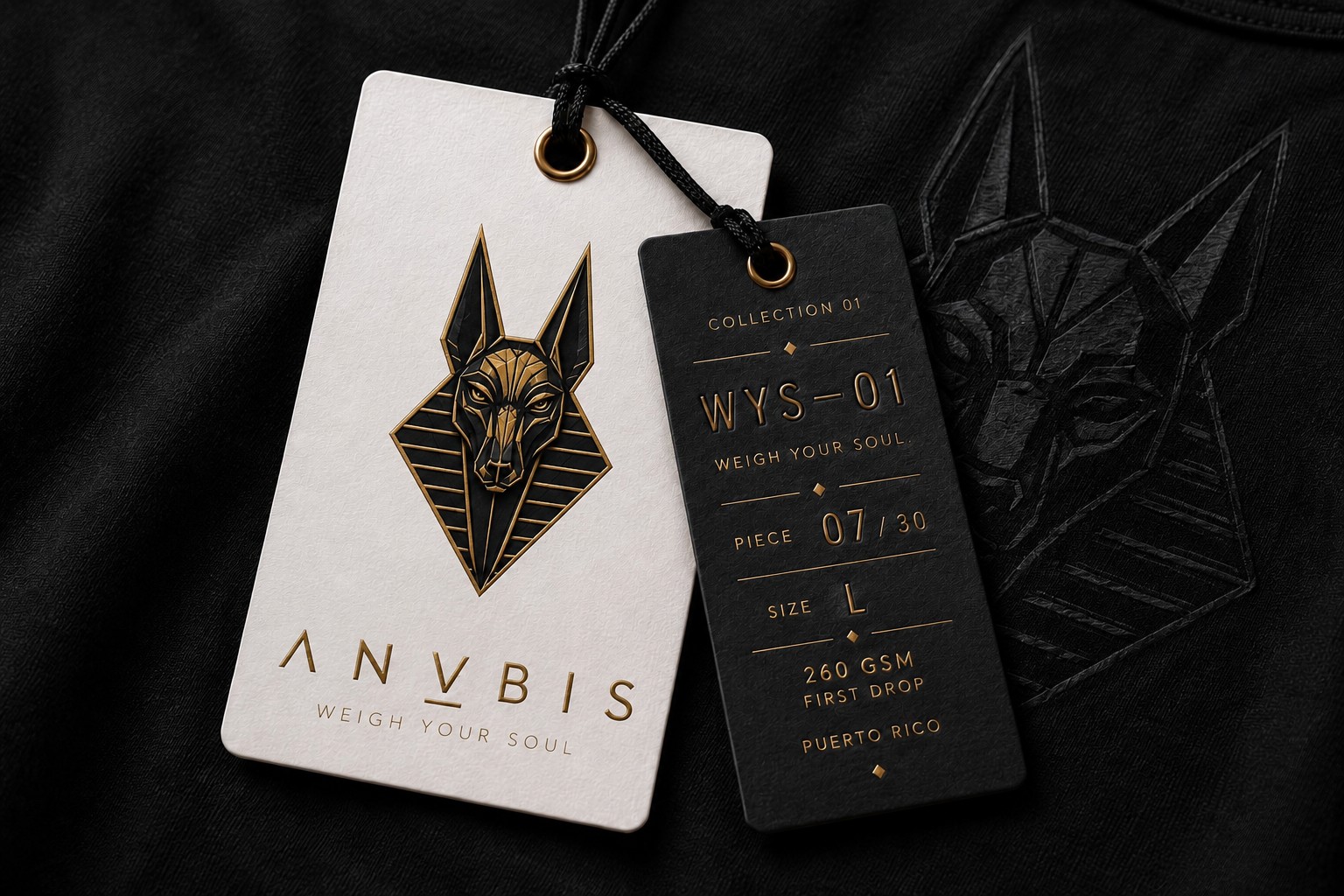 WYS-01 hangtag title detail